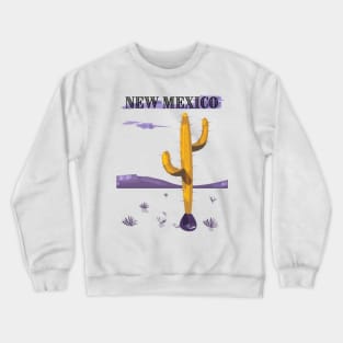 New Mexico Travel poster Crewneck Sweatshirt